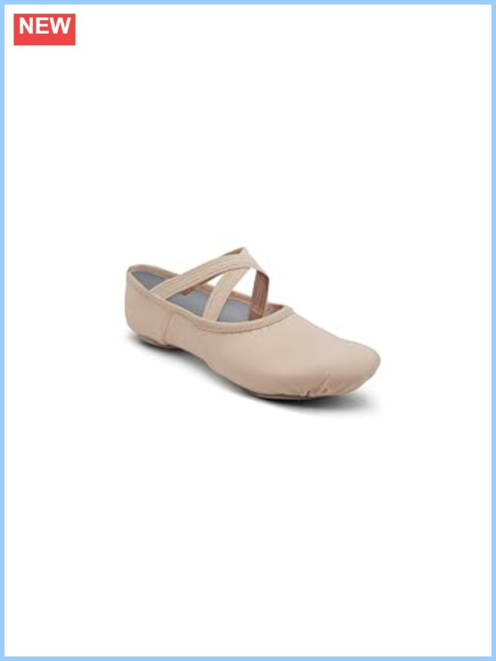 Capezio Hanami Ballet Dance Shoe 4-Way Stretch Canvas Split-Sole Suede Sole